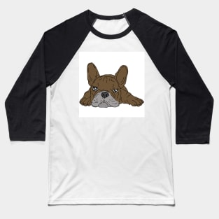 Brown french bulldog Baseball T-Shirt